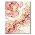 Earthy Rose Watercolor Swirl Rug