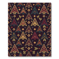 Triangular Tribal Arrows Pattern Rug