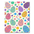Playful Polka Dot Easter Egg Rug