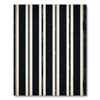 Classic Black and Cream Stripe Rug
