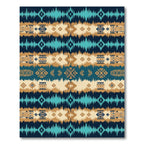 Navajo Inspired Diamond Stripe Rug