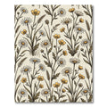 Vintage Cream Botanical Daisy Meadow Rug