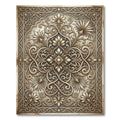 Elegance Ornate Gold Floral Scrollwork Rug