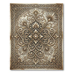 Elegance Ornate Gold Floral Scrollwork Rug