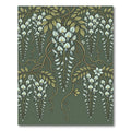 Cascading White Wisteria Vine Rug