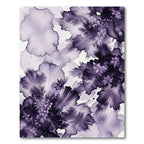 Ethereal Purple Watercolor Lavender Bloom Rug