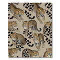 Leopard Spots Cheetah Collage Rug