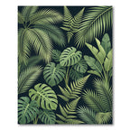 Evergreen Jungle Leaf Canopy Rug