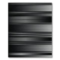 Modern Gray Horizontal Stripe Weave Rug