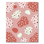 Blush Terra Cotta Abstract Terrazzo Rug