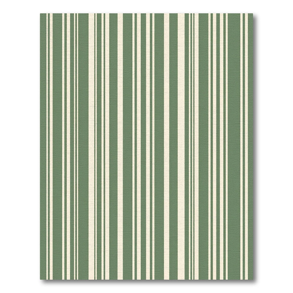 Sage and Ivory Linear Vertical Stripe Rug