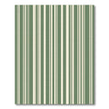 Sage and Ivory Linear Vertical Stripe Rug