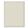 Minimalist Tan Cream Grid Block Rug