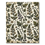 Vintage Sage Floral Botanical Meadow Rug