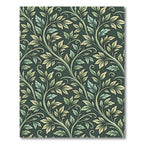 Sage Leaf Swirl Botanical Trellis Rug