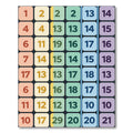 Multicolored Block Grid Geometric Square Art Rug