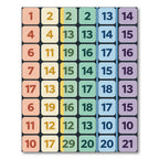 Multicolored Block Grid Geometric Square Art Rug