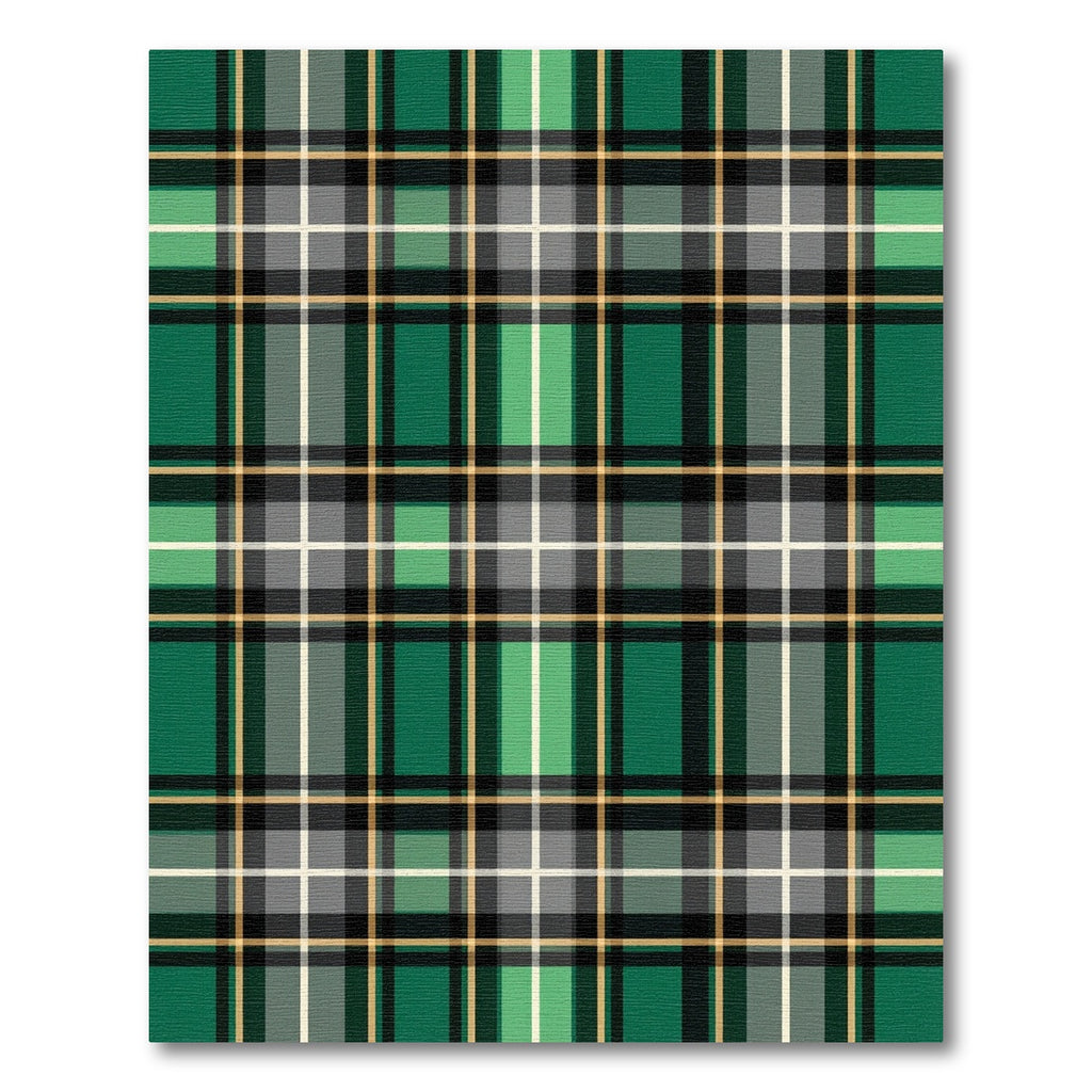 Green Beige Black White Plaid Lines Rug