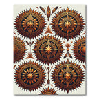 Golden Sun Celestial Bronze Geometric Rug