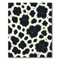 Bold Black Abstract Animal Spot Rug