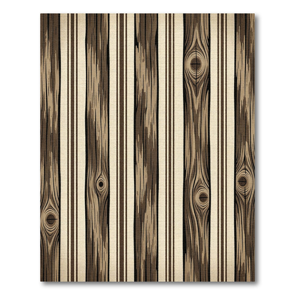 Rustic Wood Grain Striped Background Rug