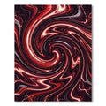 Crimson Swirl Liquid Motion Rug