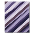 Modern Abstract Violet Striped Rug
