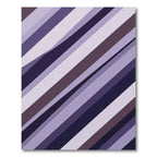 Modern Abstract Violet Striped Rug