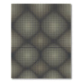 Modern Gold Dot Gradient Rug