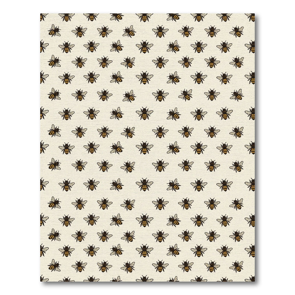 Minimalist Bumblebee Cream Yellow Honey Rug