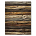 Rustic Natural Wood Grain Texture Rug