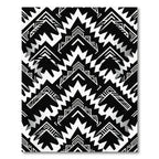 Monochromatic Geometric Aztec Arrow Rug
