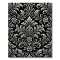 Ornate Floral Scrollwork Embellishment Rug