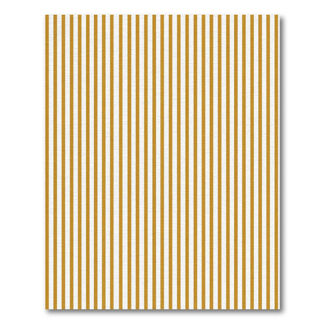 Minimalist Mustard Gold Vertical Striped Rug