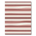 Terracotta Layered Gradient Stripes Rug