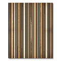 Rustic Earth Tones Vertical Stripes Rug