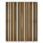 Rustic Earth Tones Vertical Stripes Rug