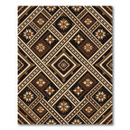 Earth Tones Tribal Star Medallion Rug