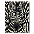 Striking Zebra Lines Abstraction Rug