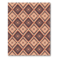 Terracotta Orange Diamond Layers Rug