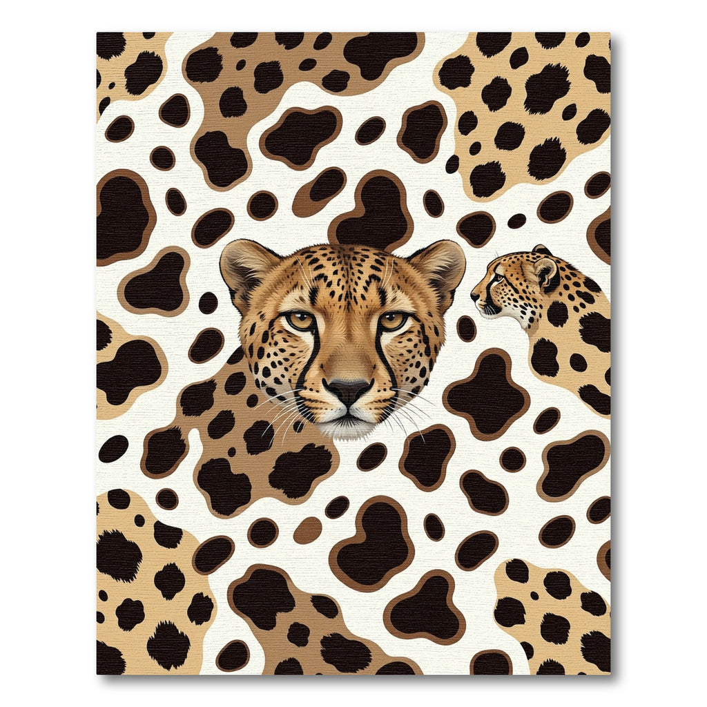 Sophisticated Cheetah Portrait Animal Spot Rug