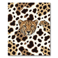 Sophisticated Cheetah Portrait Animal Spot Rug