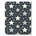Deep Blue Celestial Starburst Collection Rug