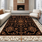 Classic Floral Scrollwork With 2 Borders Rug