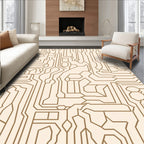 Circuit Board Pattern Textile Art Rug