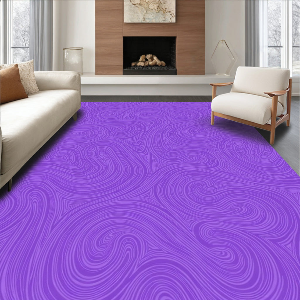 Abstract Swirl Pattern Design Rug