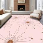 Dandelion Seed Abstract Pattern Rug
