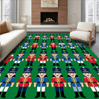 Nutcracker Soldiers Pattern Rug