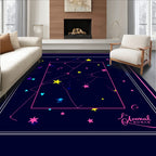 Cosmic Stars Constellation Night Rug
