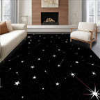 Celestial Constellation Starry Night Rug
